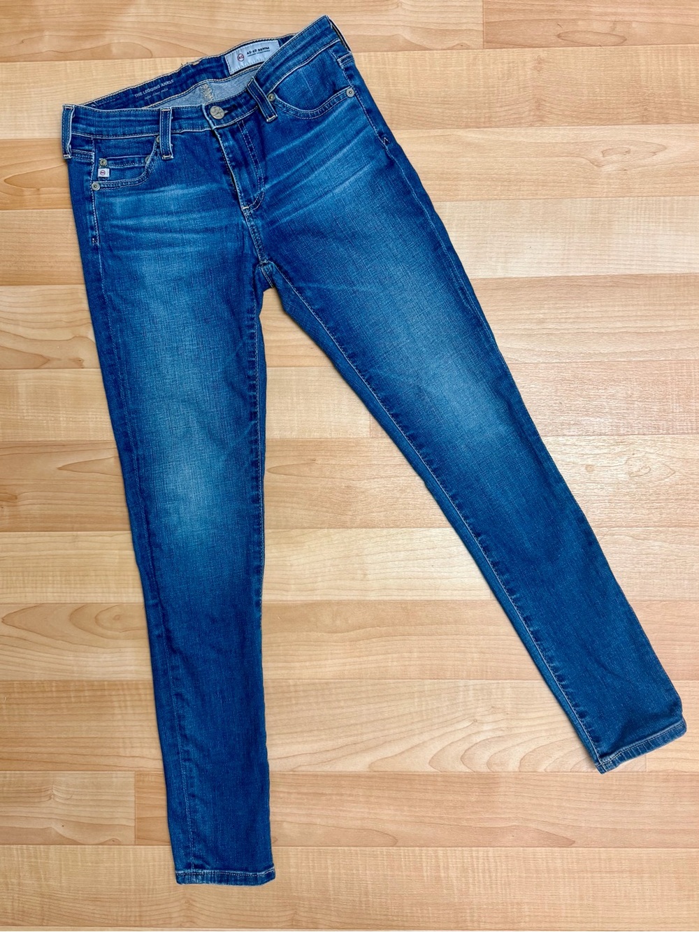 AG Adriano Goldschmied Legging Ankle Jeans Medium Wash 25R